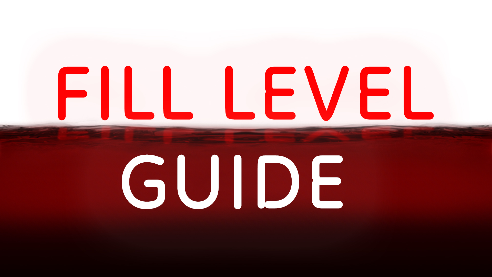 Wine Fill Level Guide Graphic.