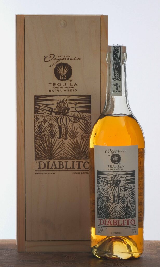 123 "Diablito" Extra Anejo Organic Tequila