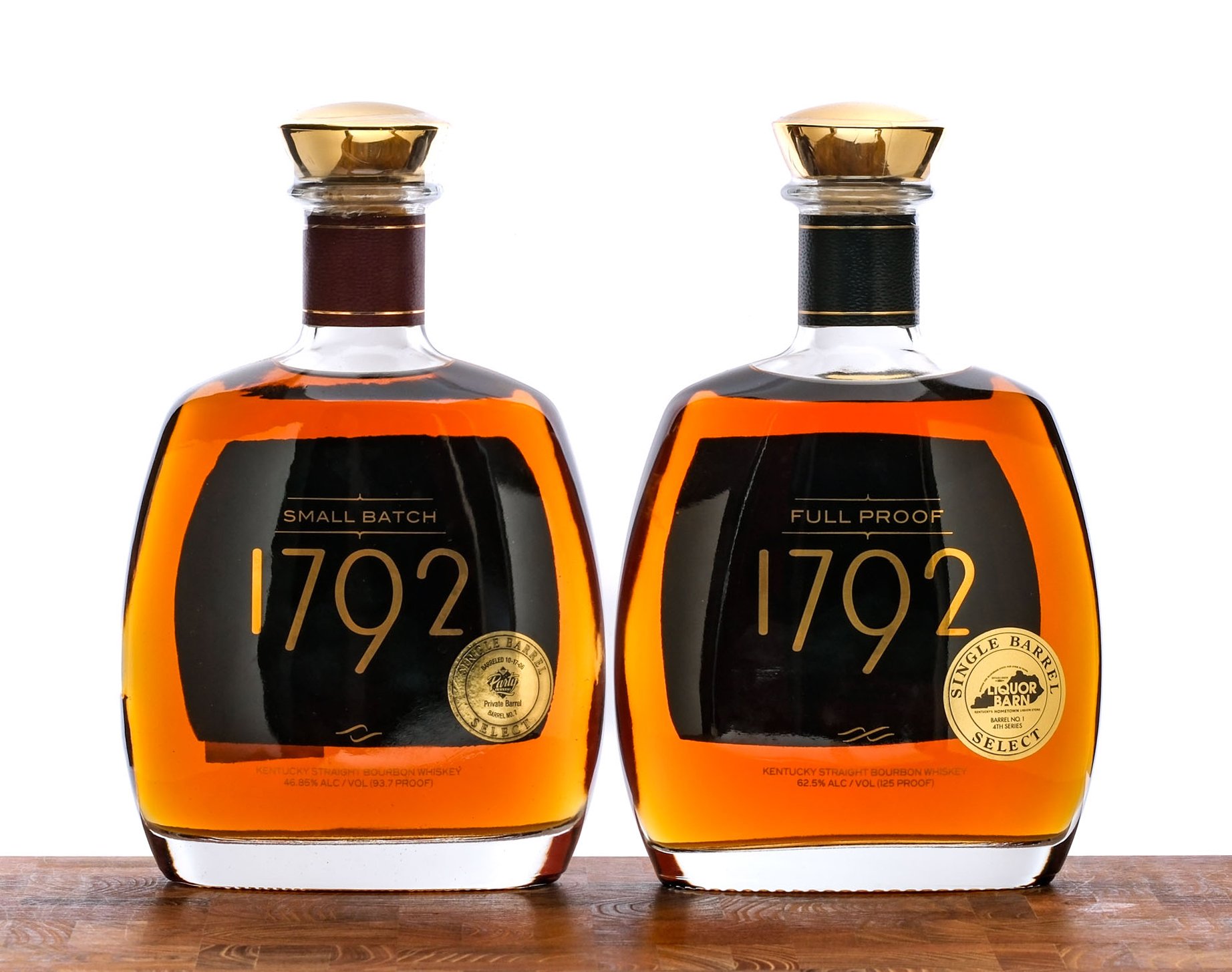 1792 Full Proof/Small Batch Single Barrel Select Bourbon (2 Bottles)