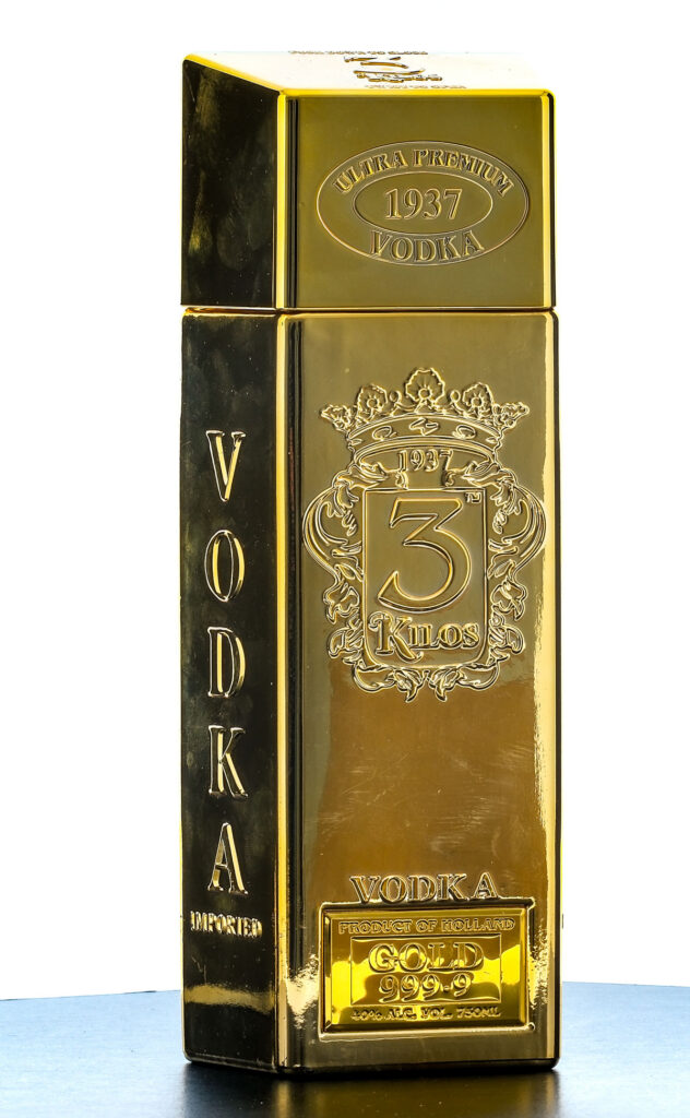 3 Kilos "1937" Gold 999.9 Ultra Premium Vodka