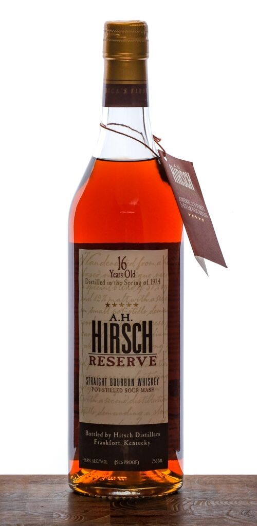 A.H. Hirsch Reserve 16 Year Old Straight Bourbon Whiskey 2003 (Gold Foil)