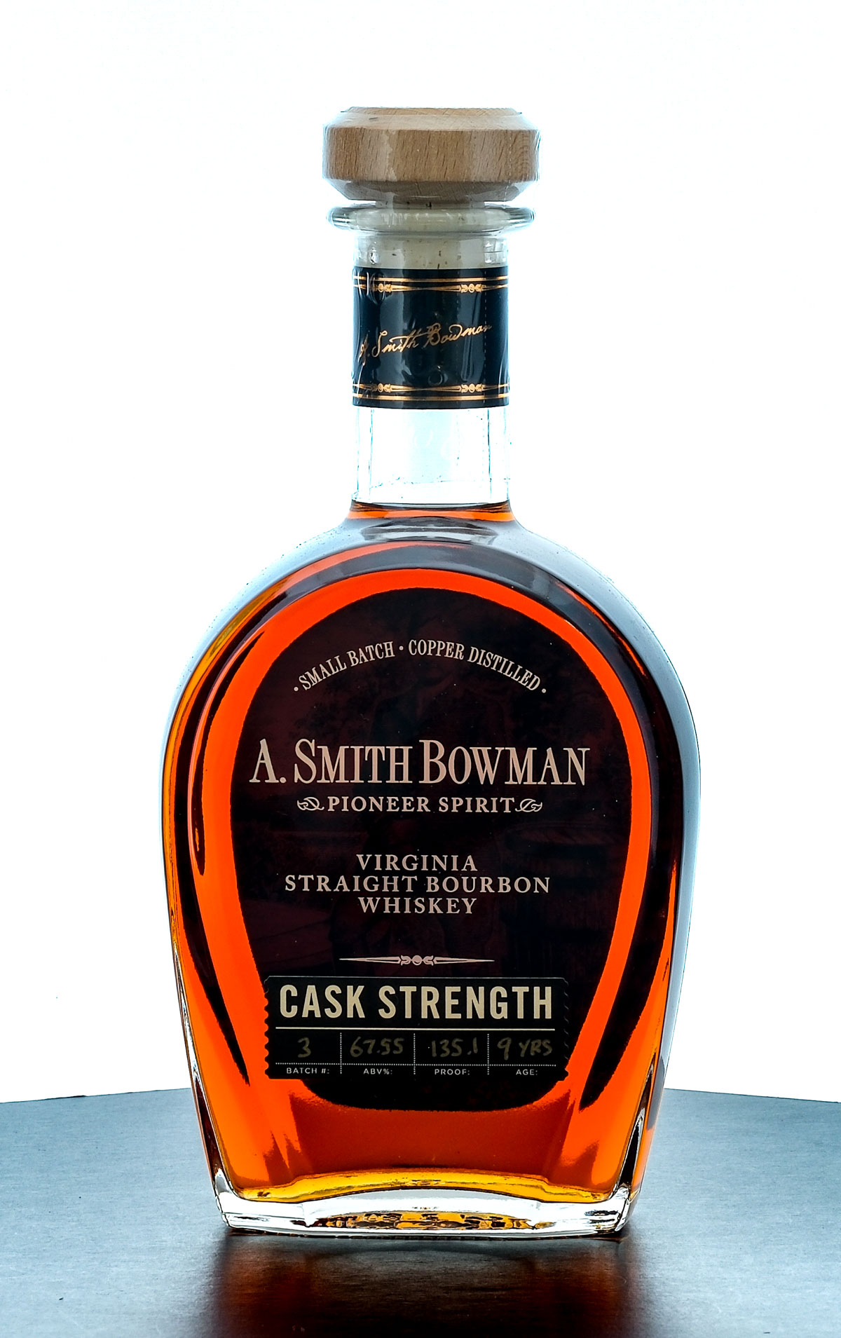 A. Smith Bowman 9 Year Cask Strength Straight Bourbon