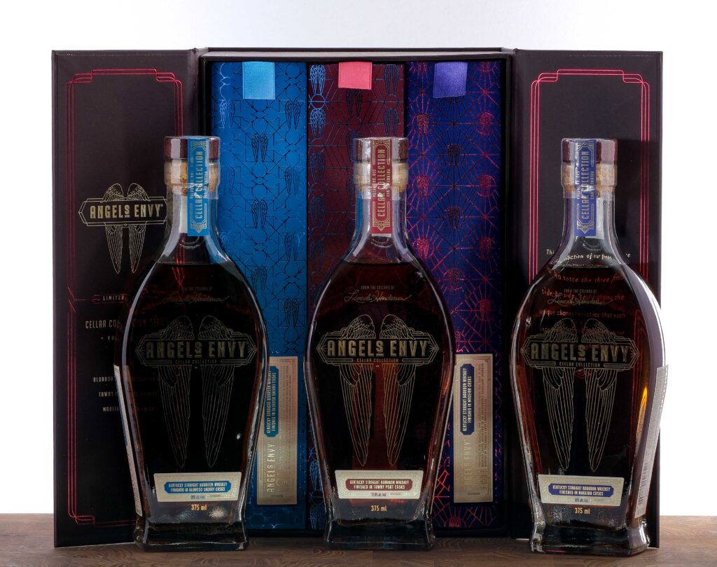 Angels Envy Cellar Collection Series Bourbon Set
