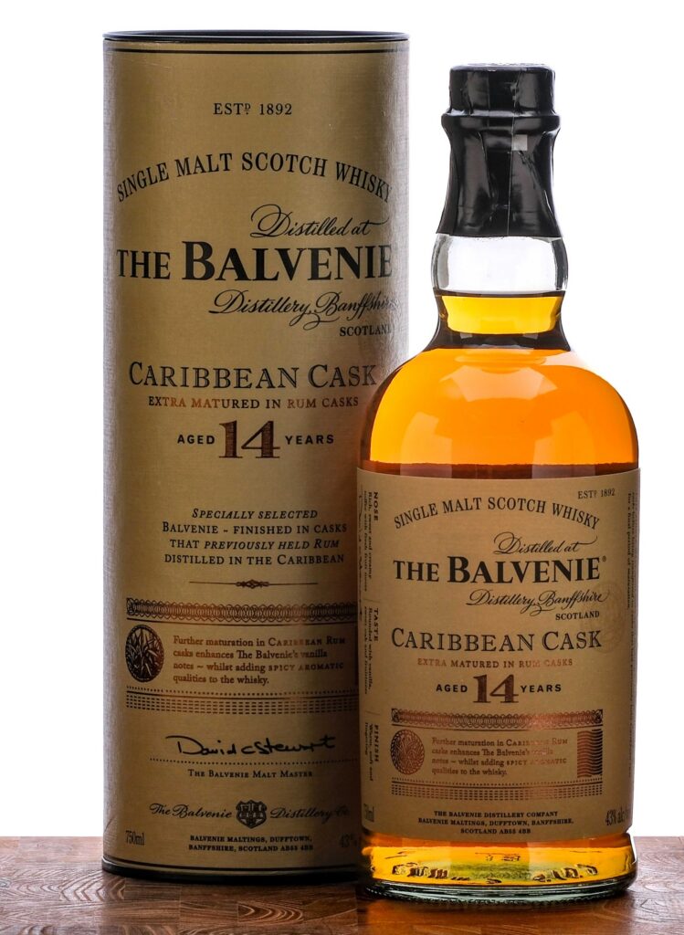 Balvenie 14 Year Caribbean Rum Cask Single Malt Scotch