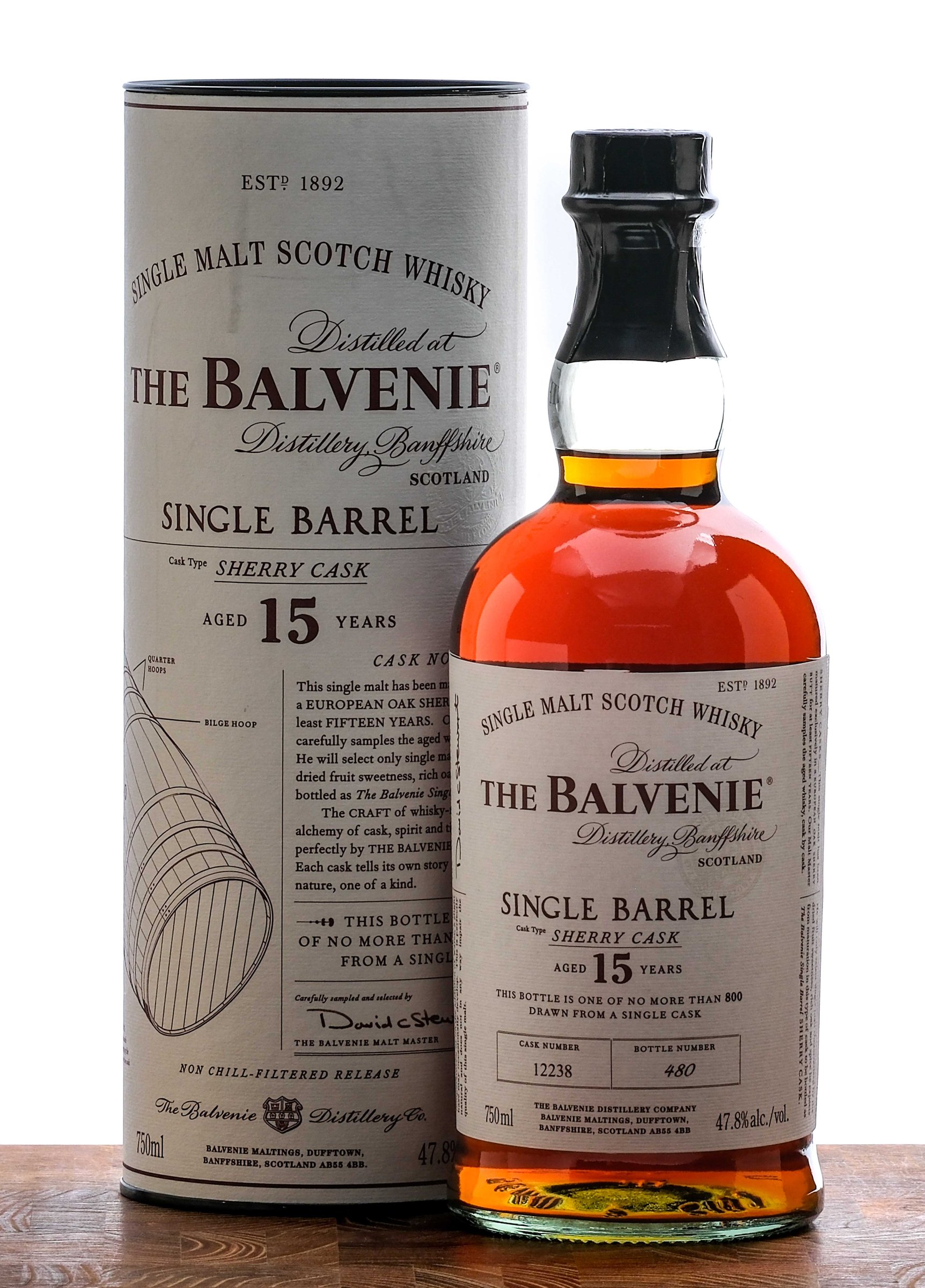 Balvenie 15 Year Sherry Cask Single Barrel Single Malt Scotch