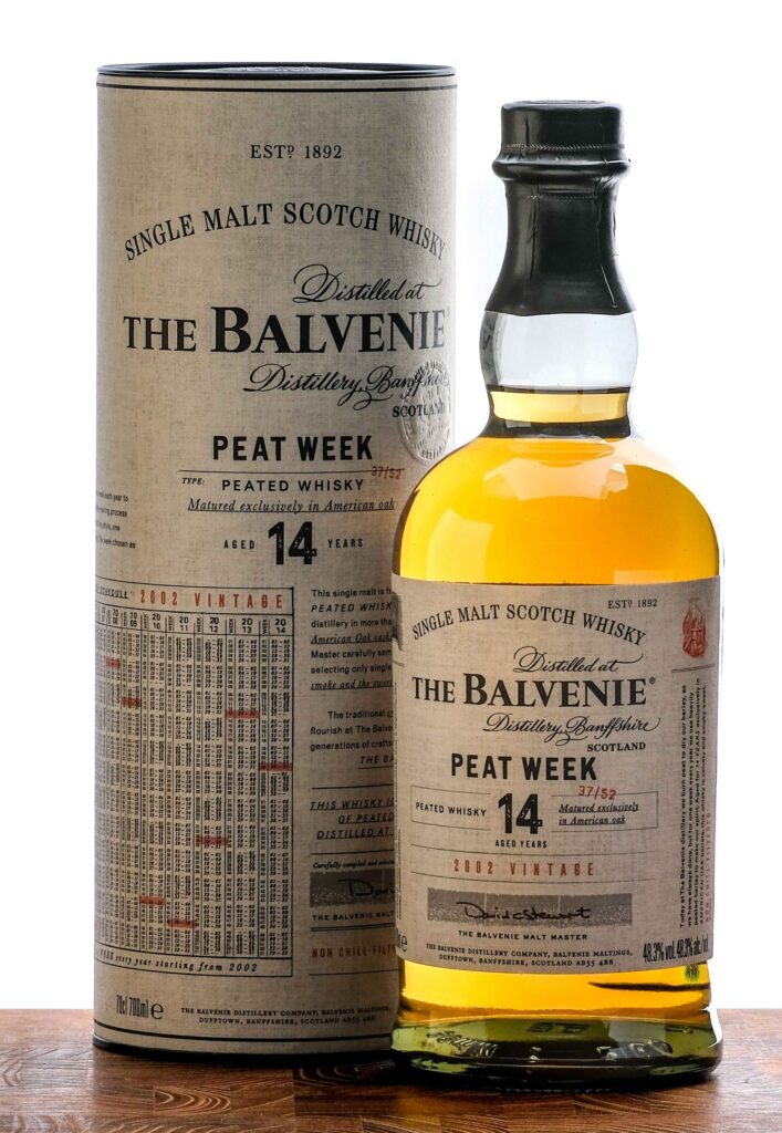 Balvenie Peat Week 14 Year Scotch