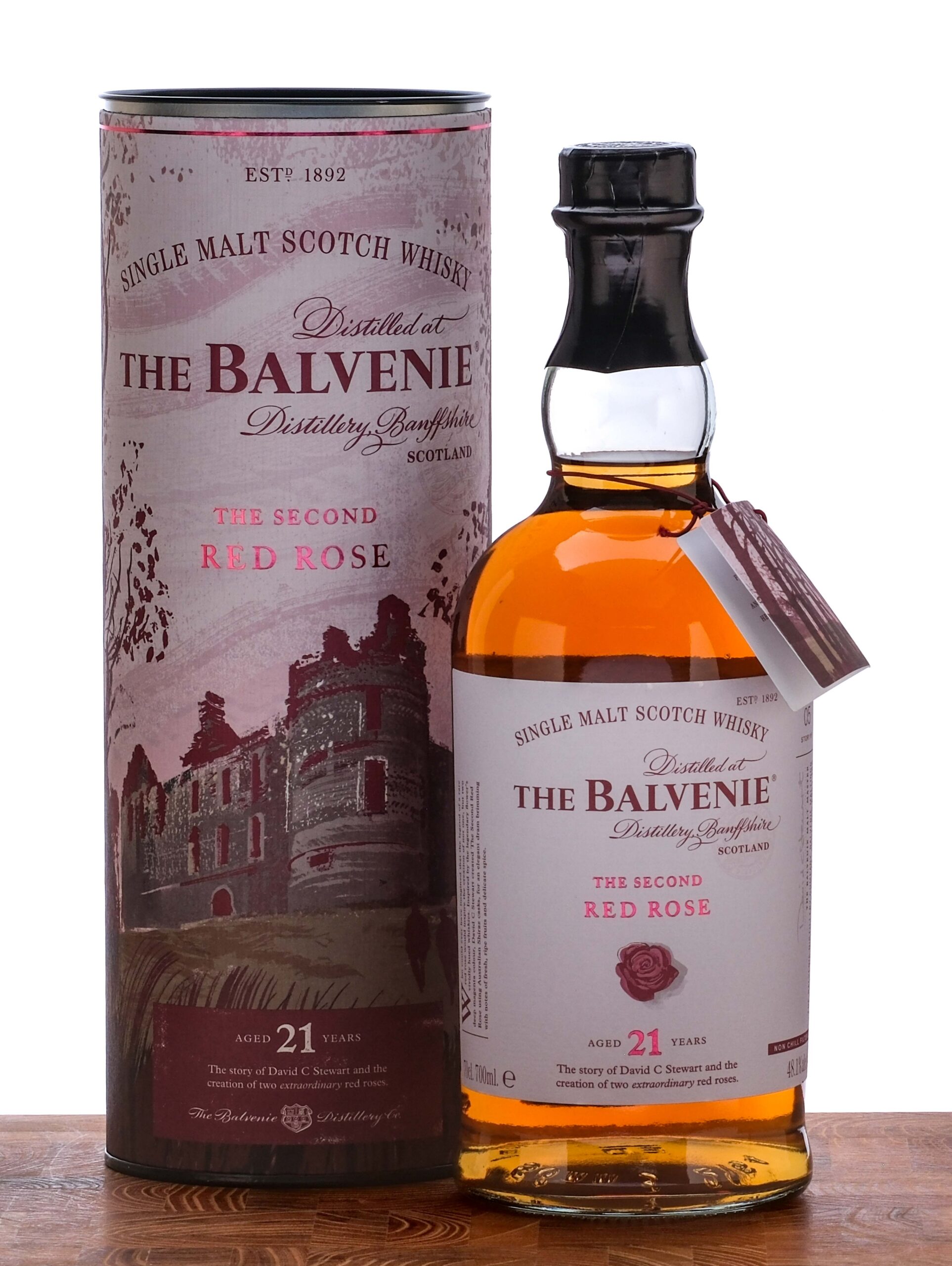 Balvenie Second Red Rose 21 Year Single Malt Scotch