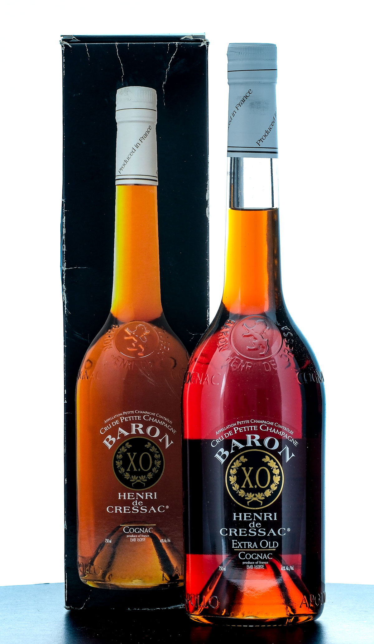 Baron Henri de Cressac X.O Cru de Petite Champagne Extra Old Cognac