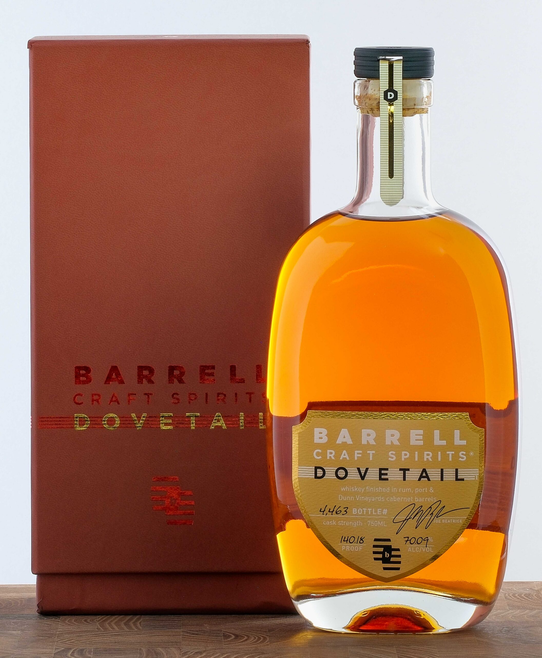 Barrell Gold Dovetail Cask Strength Whiskey