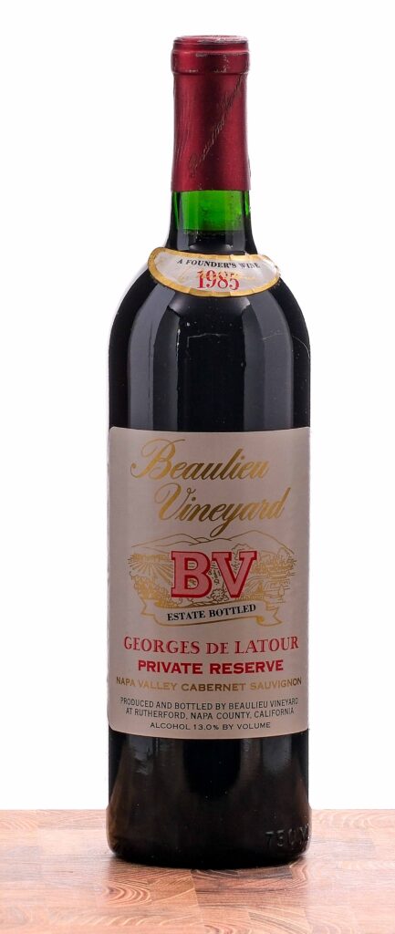 Beaulieu Vineyard Georges de LaTour Private Reserve Cab Sauv 1985