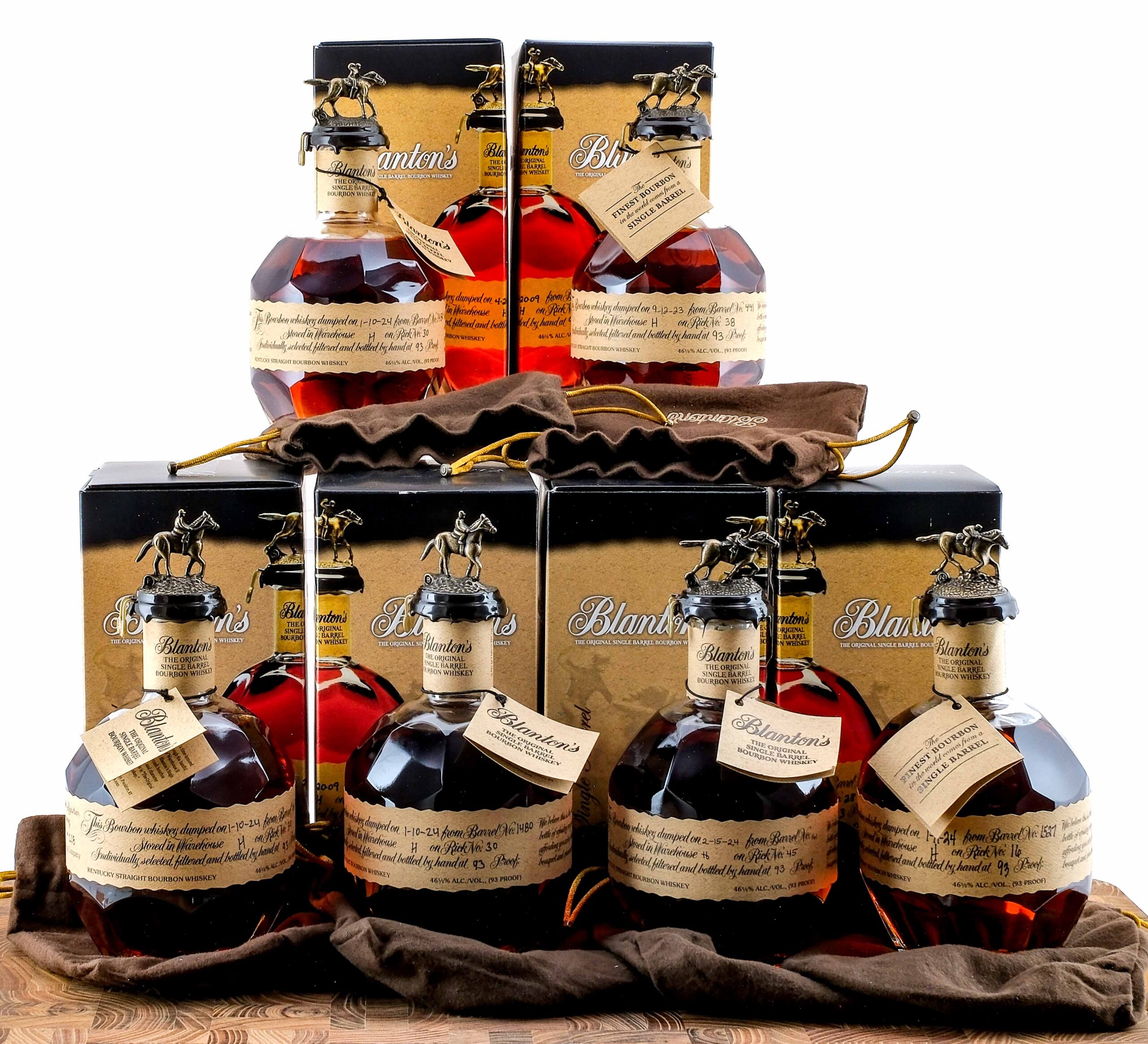 Blanton's Single Barrel Bourbon Group (6 Bottles)
