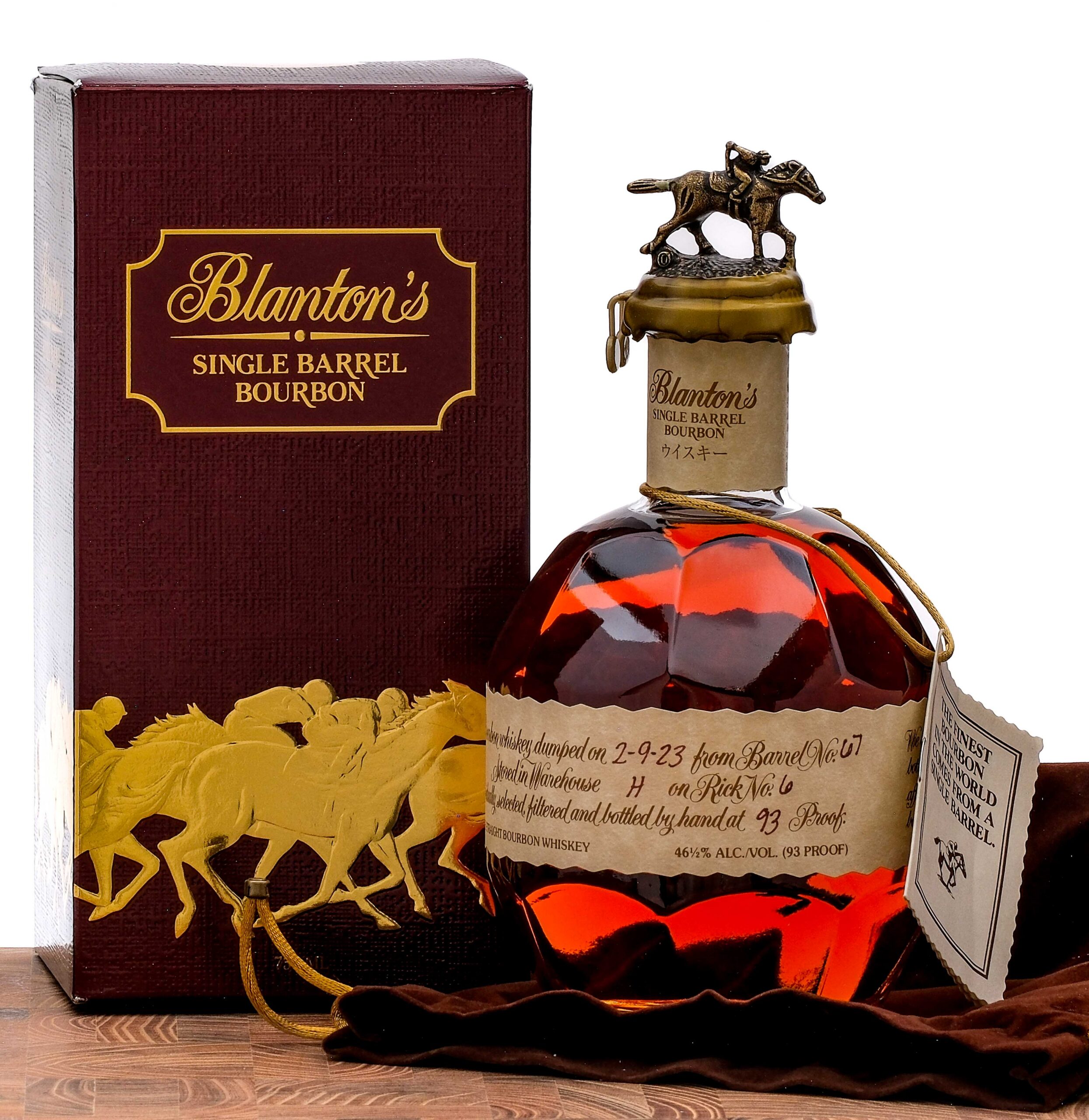 Blanton's Single Barrel Bourbon Japanese Market 2023
