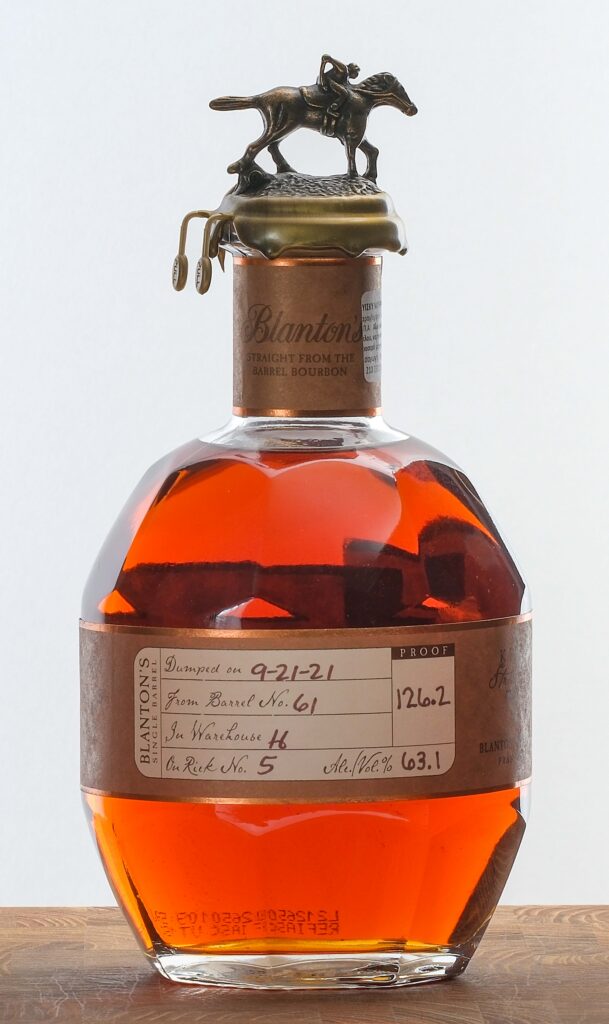 Blanton's Straight From the Barrel Single Bbl Bourbon 2021