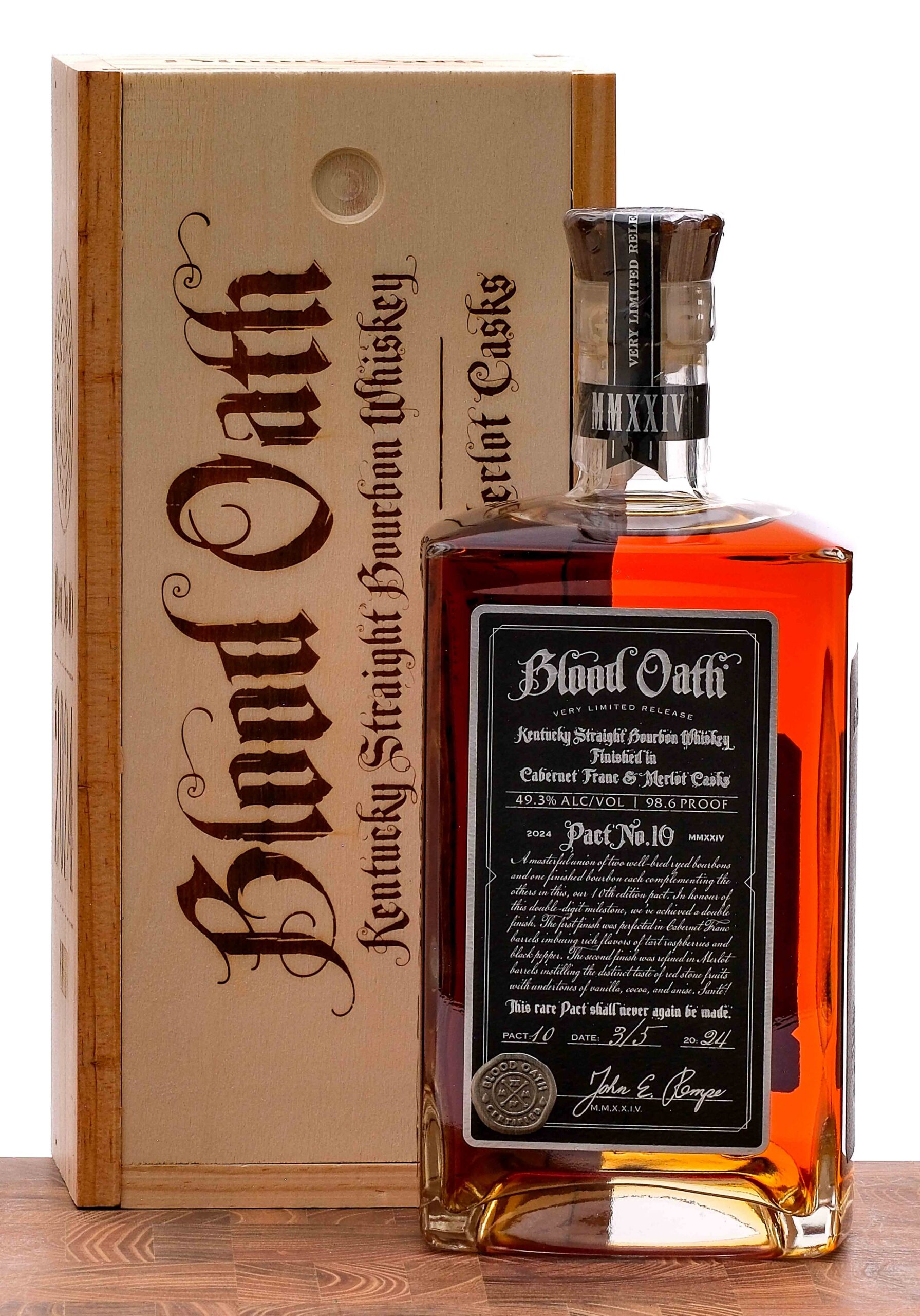 Blood Oath Pact No. 10 Kentucky Bourbon 2024