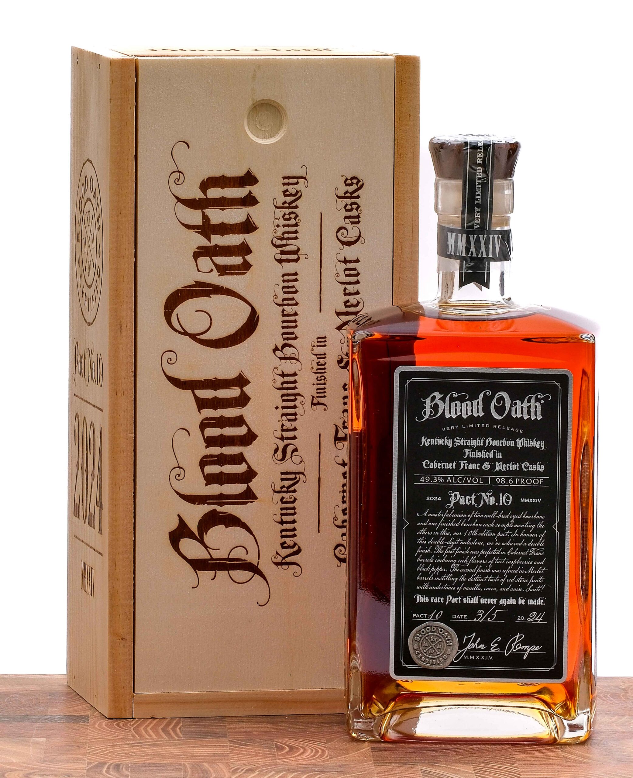 Blood Oath Pact No. 10 Kentucky Straight Bourbon