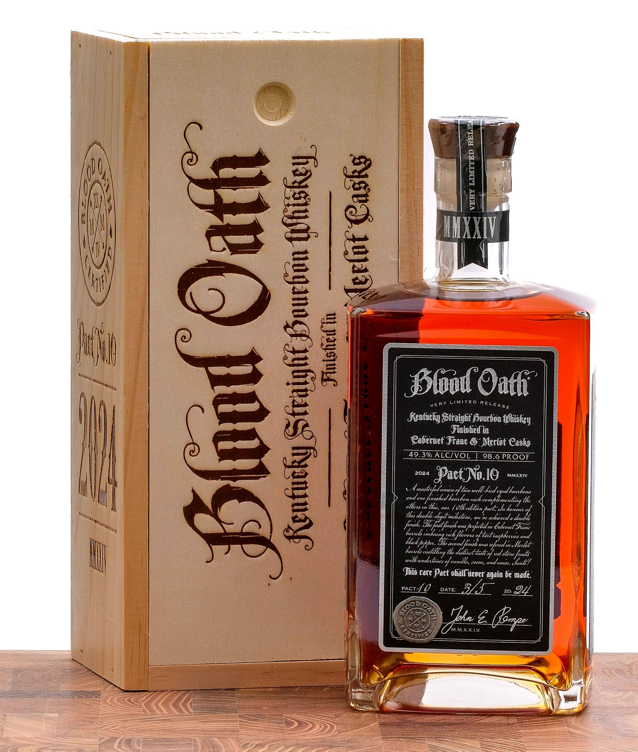 Blood Oath Pact No. 10 Kentucky Straight Bourbon
