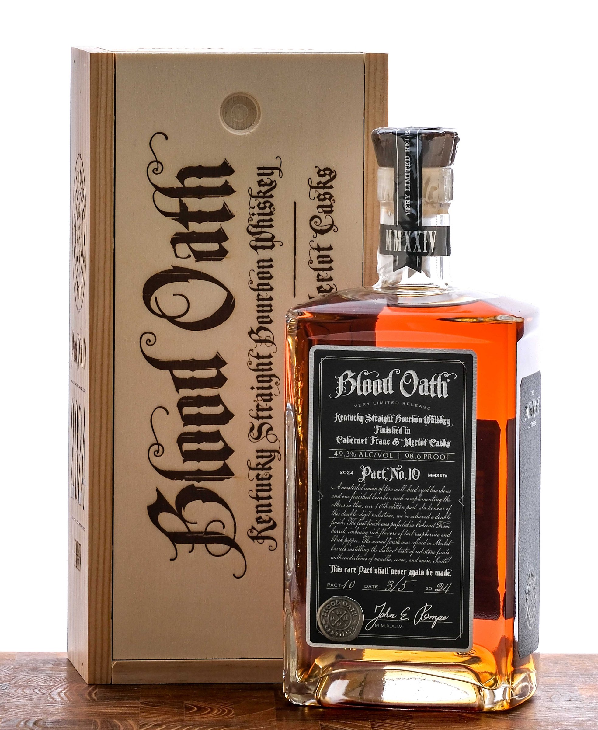 Blood Oath Pact No. 10 Straight Bourbon 2024