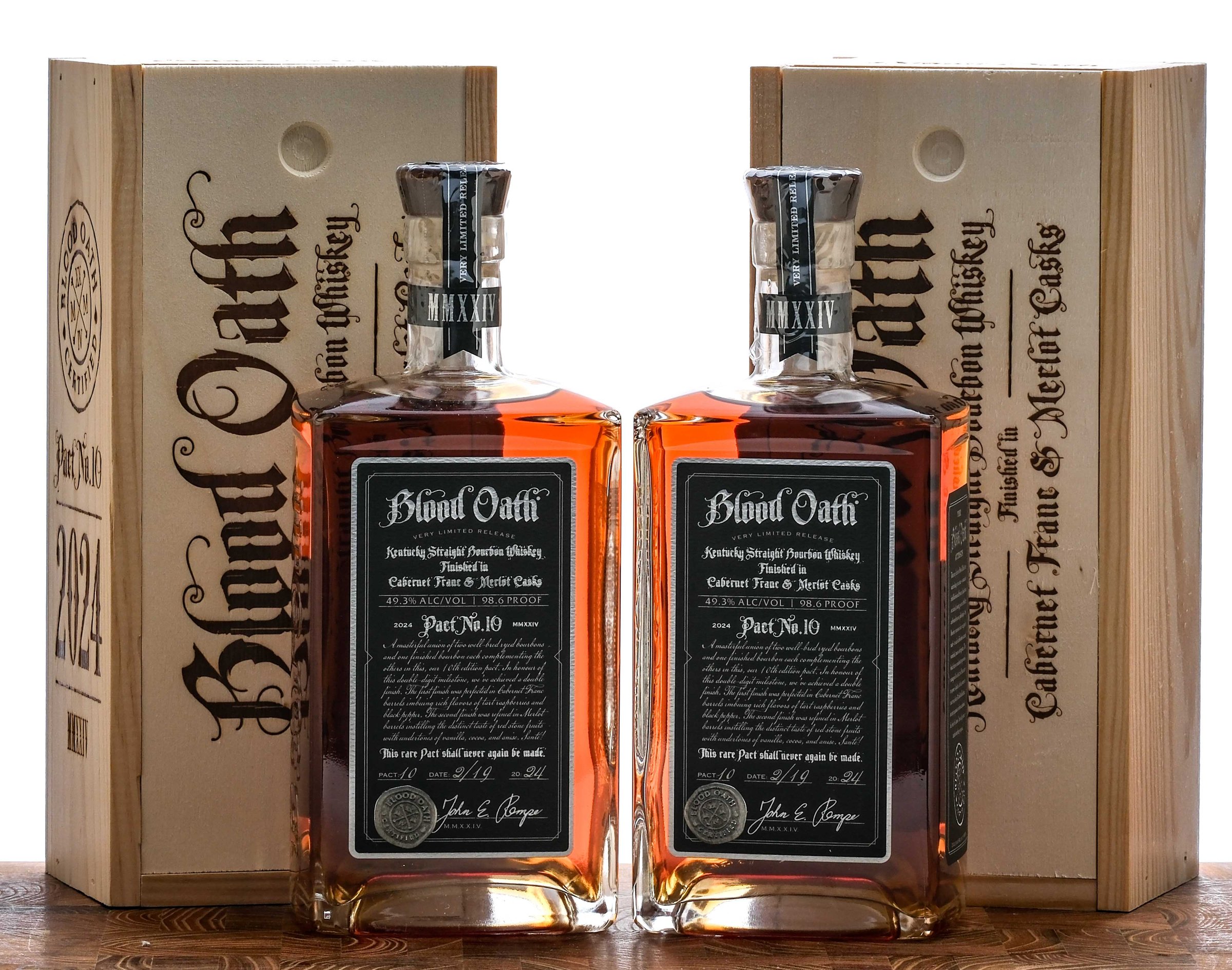 Blood Oath Pact No. 10 Straight Bourbon Group (2 Bottles)