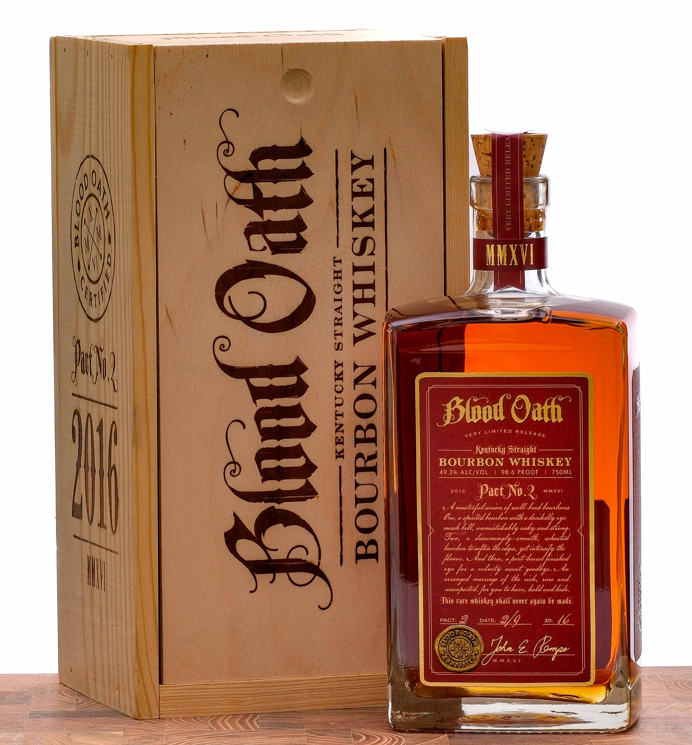 Blood Oath Pact No. 2 Kentucky Straight Bourbon 2016