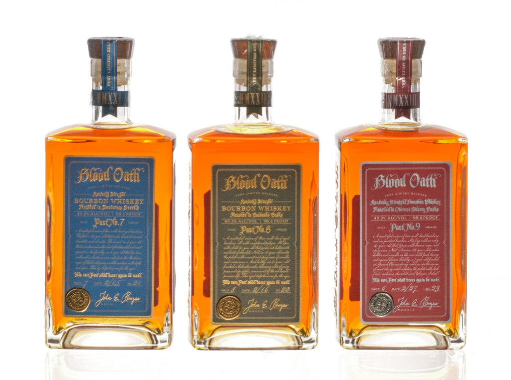 Blood Oath Pact No. 7, 8, 9 Three bottles