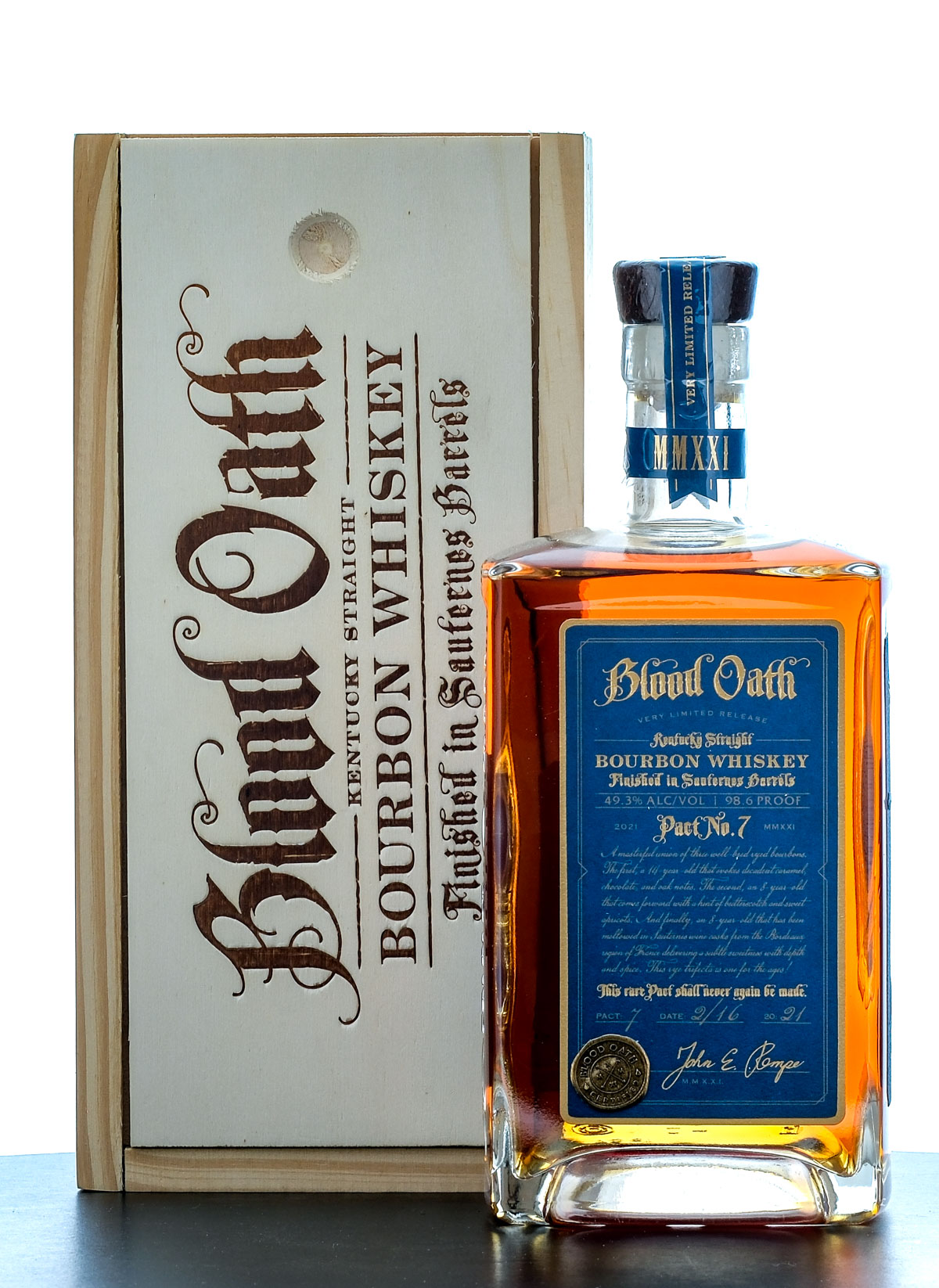 Blood Oath Pact No. 7 Limited Release Straight Bourbon 2021
