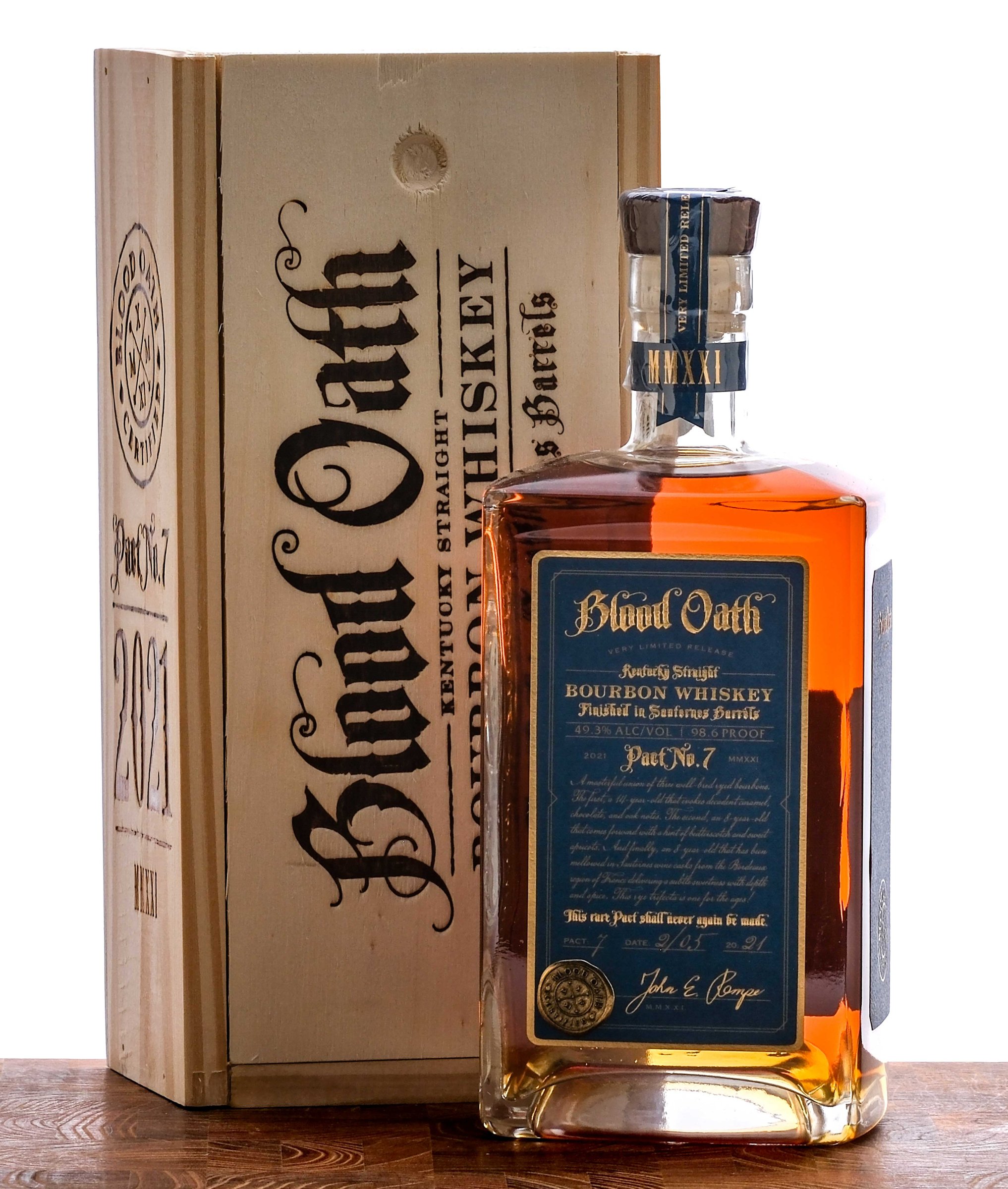 Blood Oath Pact No. 7 Straight Bourbon 2021