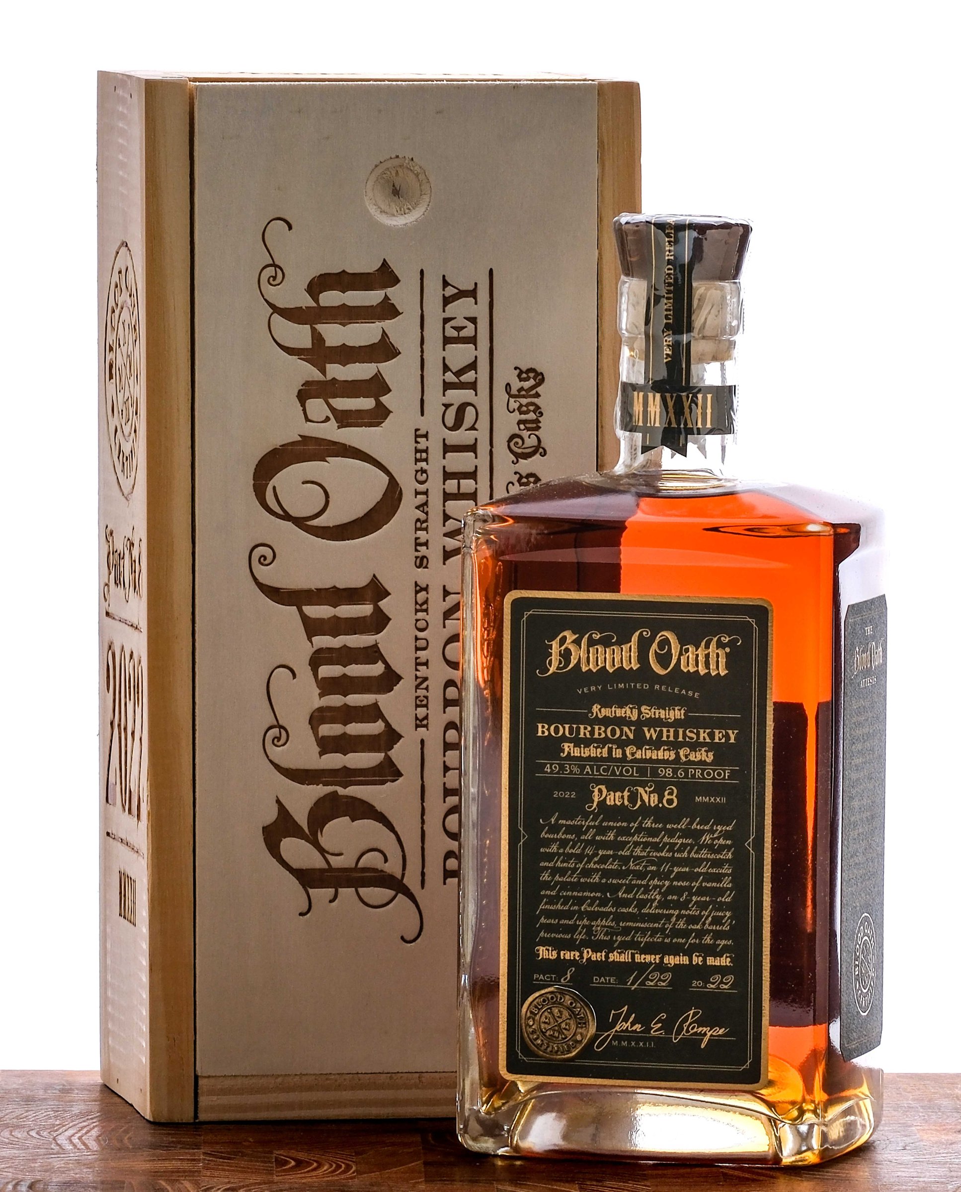 Blood Oath Pact No. 8 Straight Bourbon 2022
