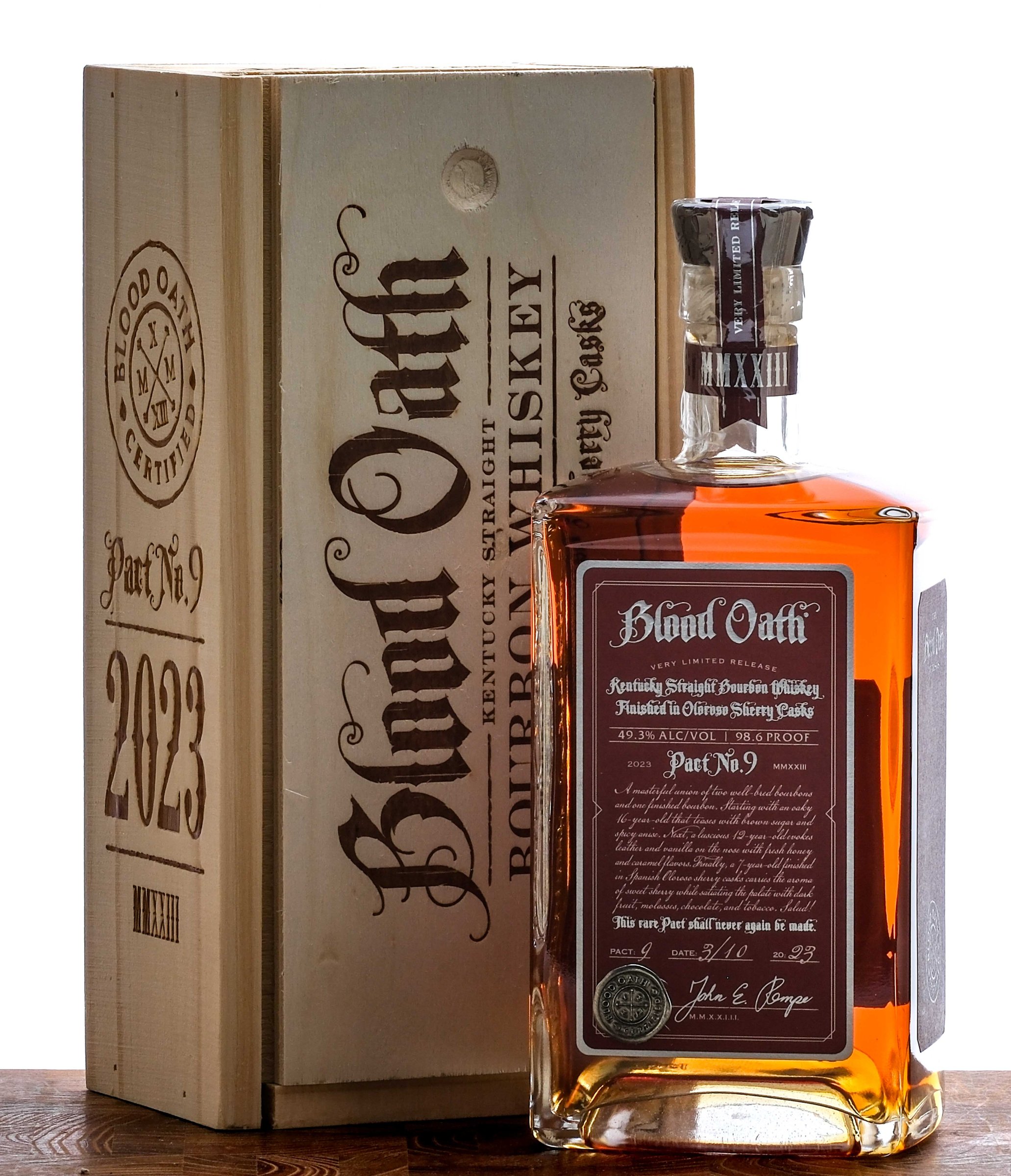 Blood Oath Pact No. 9 Bourbon 2023