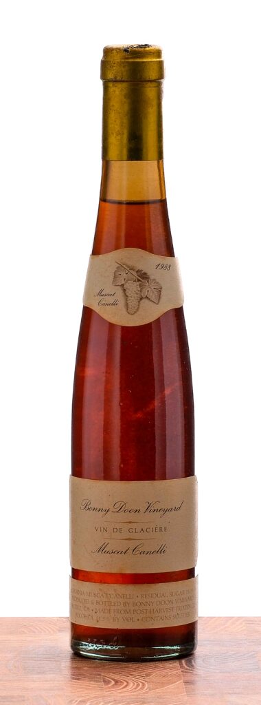 Bonny Doon Vineyard Muscat Canelli Ice Wine 1988