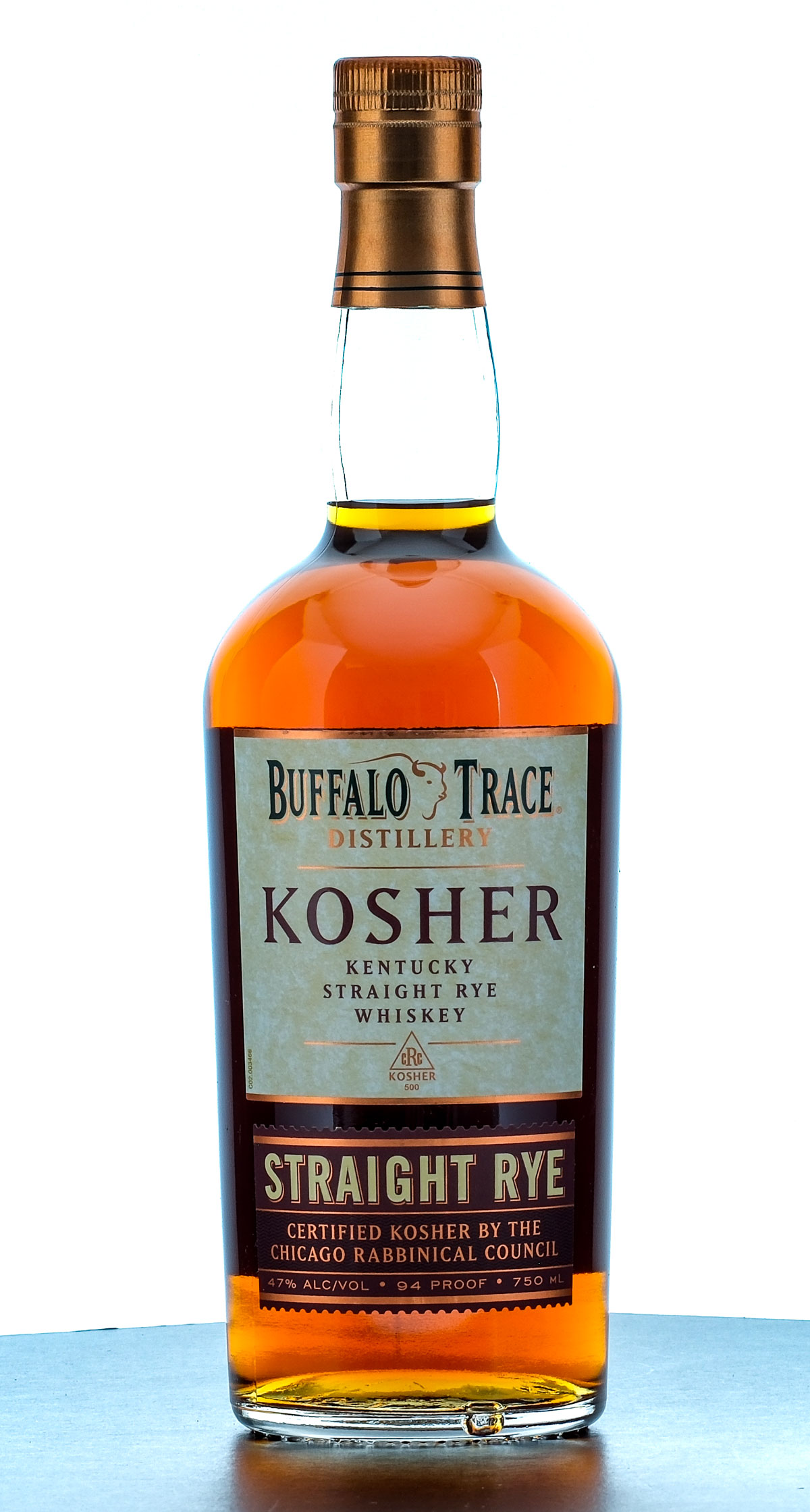 Buffalo Trace Kosher Straight Rye Whiskey 2024