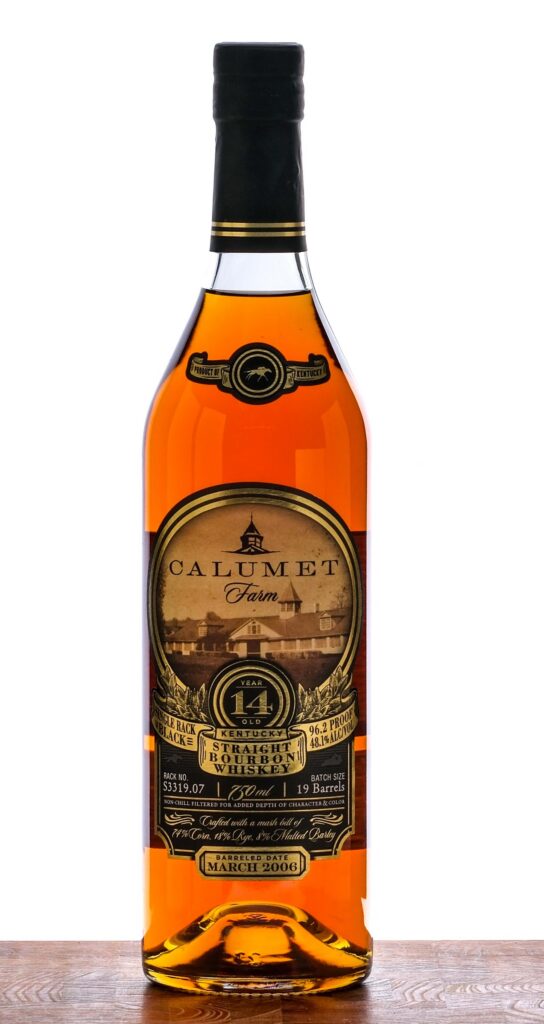 Calumet Farm Single Back Black 14 Year Bourbon 2006