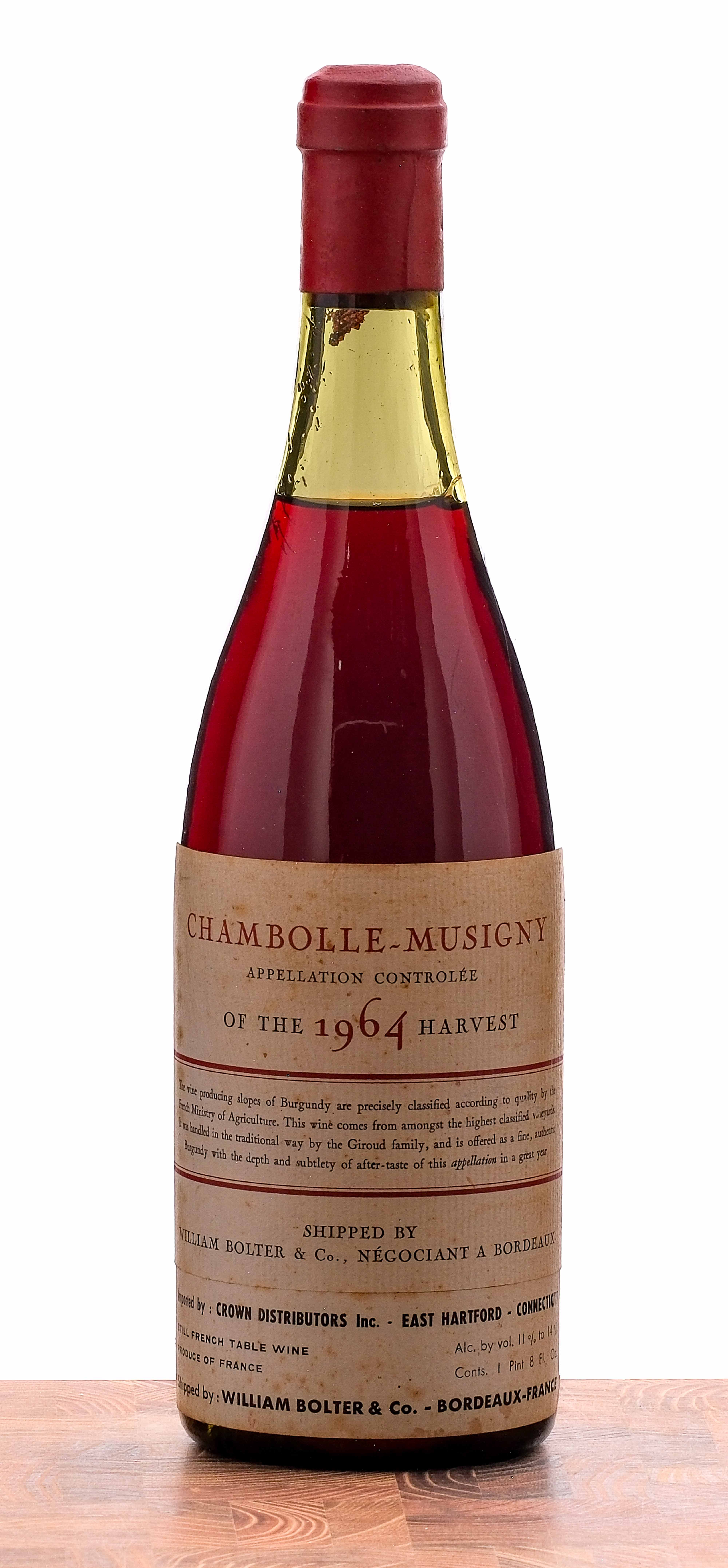 Camille Giroud Chambolle-Musigny Still Table Wine 1964