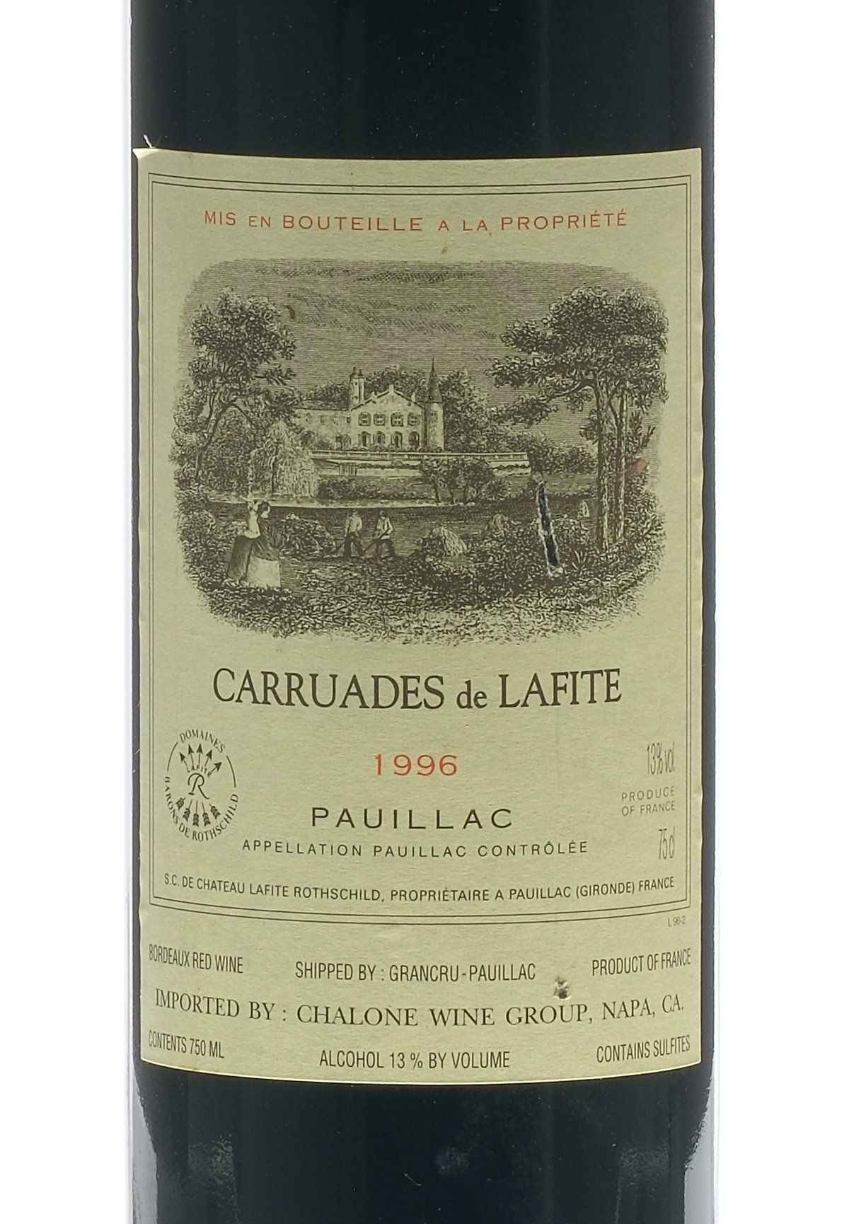 Carruades de Lafite-Rothschild Pauillac 1996