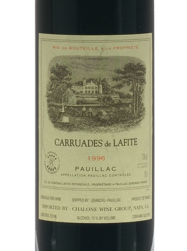 Carruades de Lafite-Rothschild Pauillac 1996