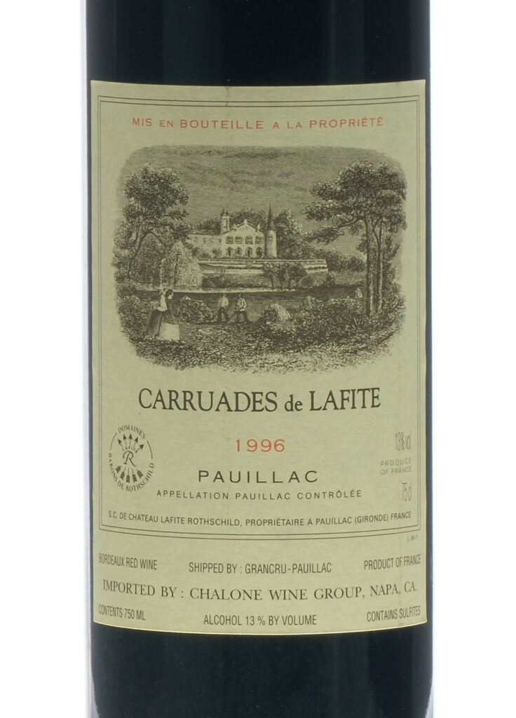 Carruades de Lafite-Rothschild Pauillac 1996
