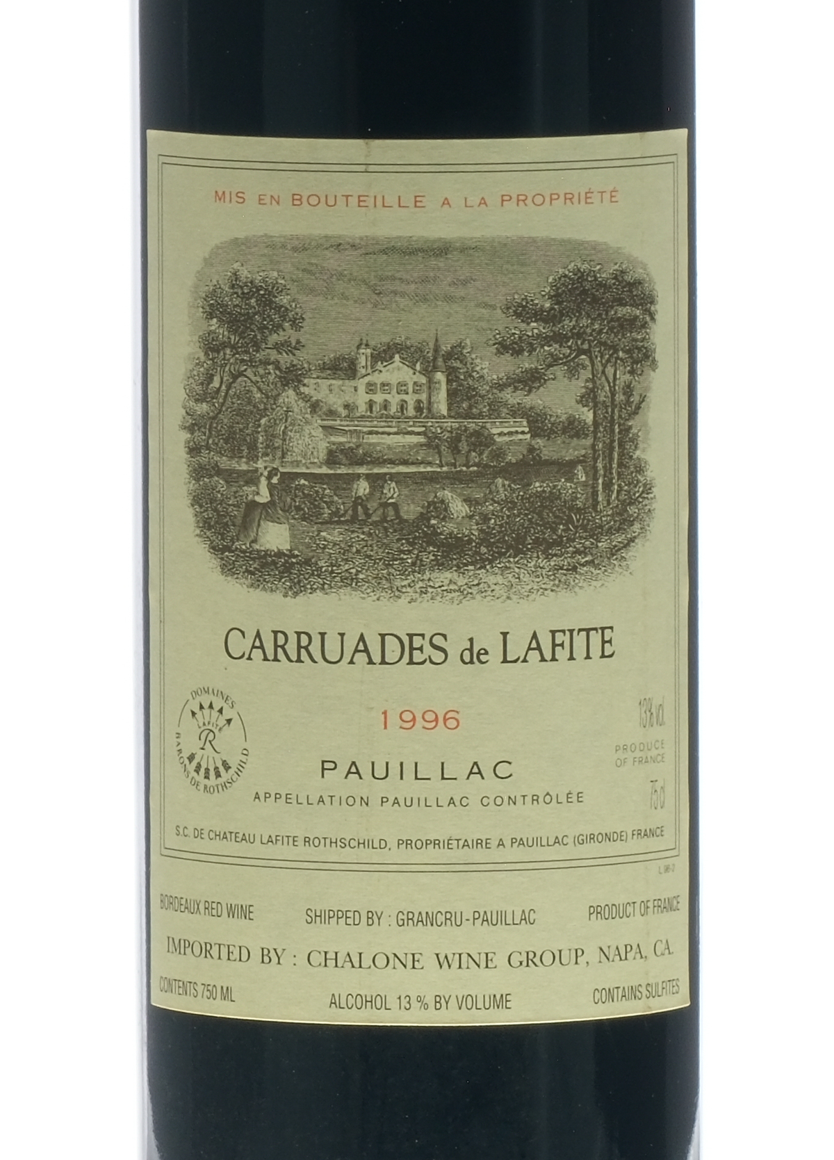 Carruades de Lafite-Rothschild Pauillac 1996