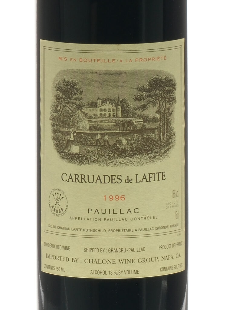 Carruades de Lafite-Rothschild Pauillac 1996