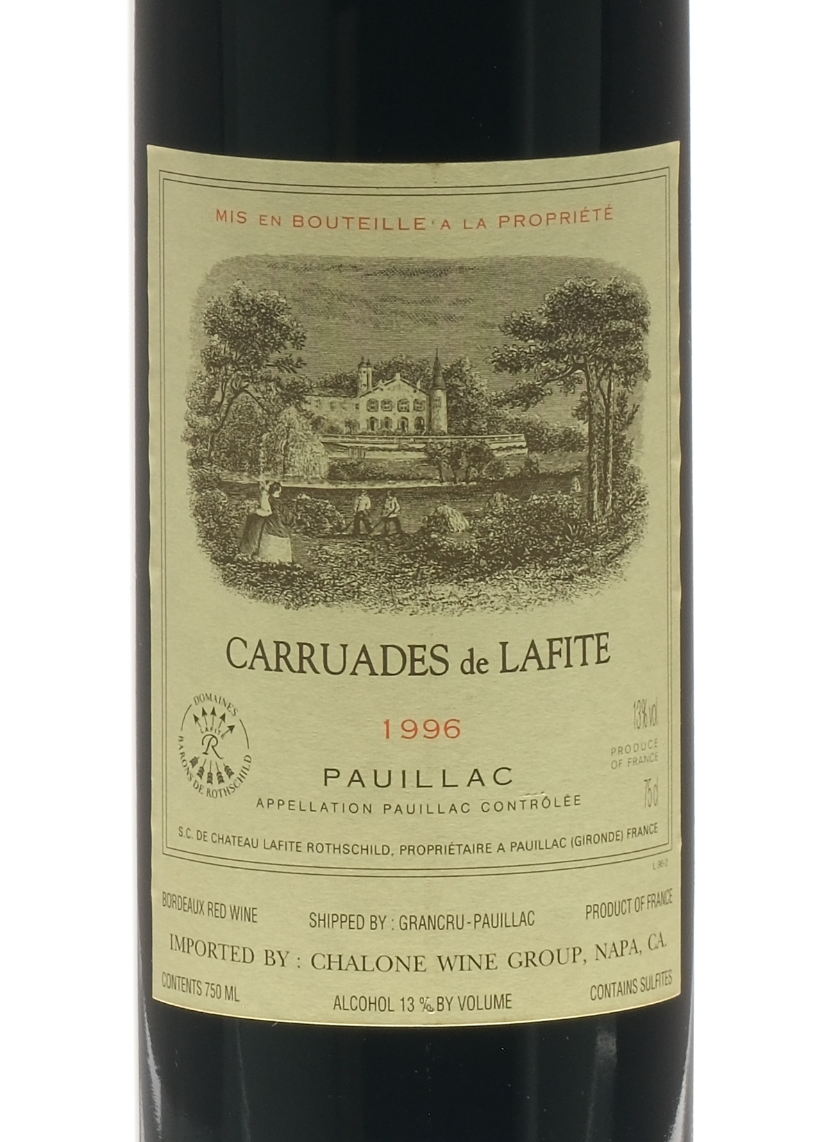 Carruades de Lafite-Rothschild Pauillac 1996