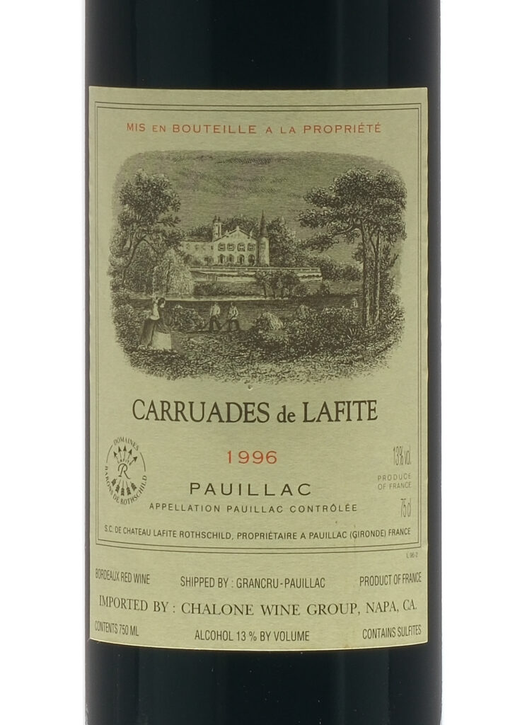 Carruades de Lafite-Rothschild Pauillac 1996