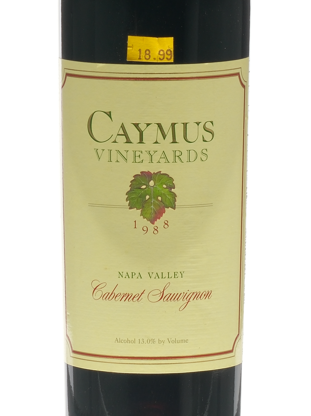 Caymus Vineyard Cabernet 1988
