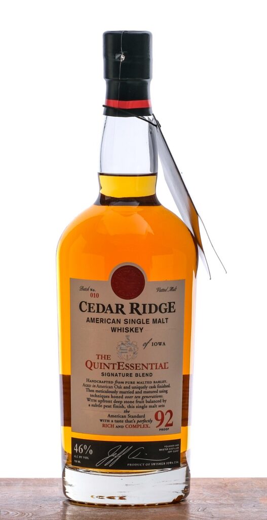 Cedar Ridge QuintEssential Signature Blend Single Malt Whiskey Batch 010