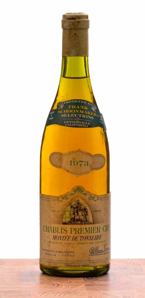 Chablis Premier Cru Montee de Tonnerre 1973