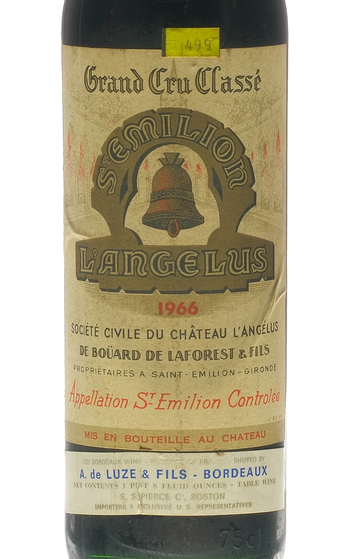 Chateau Angelus Bordeaux 1966