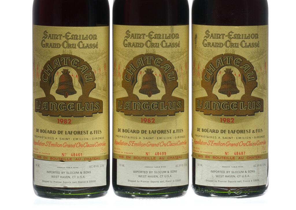 Chateau Angelus Bordeaux 1982 3 Pack