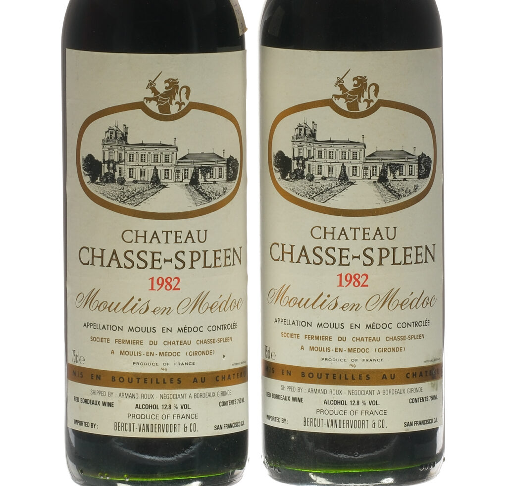 Chateau Chasse-Spleen Bordeaux 1982