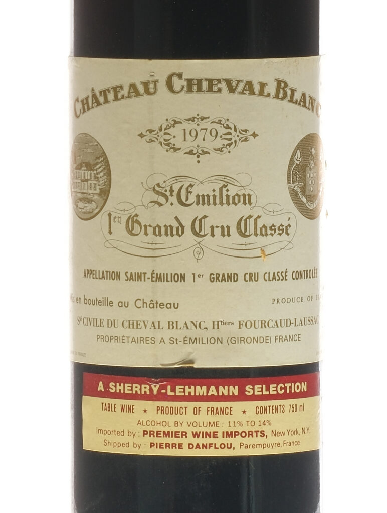 Chateau Cheval Blanc Bordeaux 1979