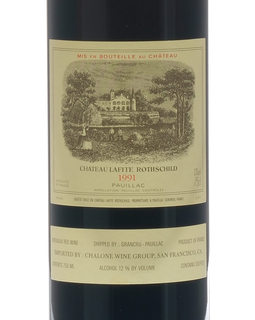 Chateau Lafite Rothschild Bordeaux 1991