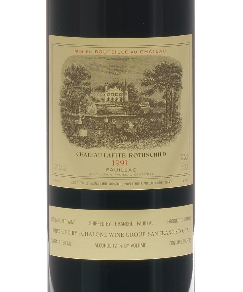 Chateau Lafite Rothschild Bordeaux 1991