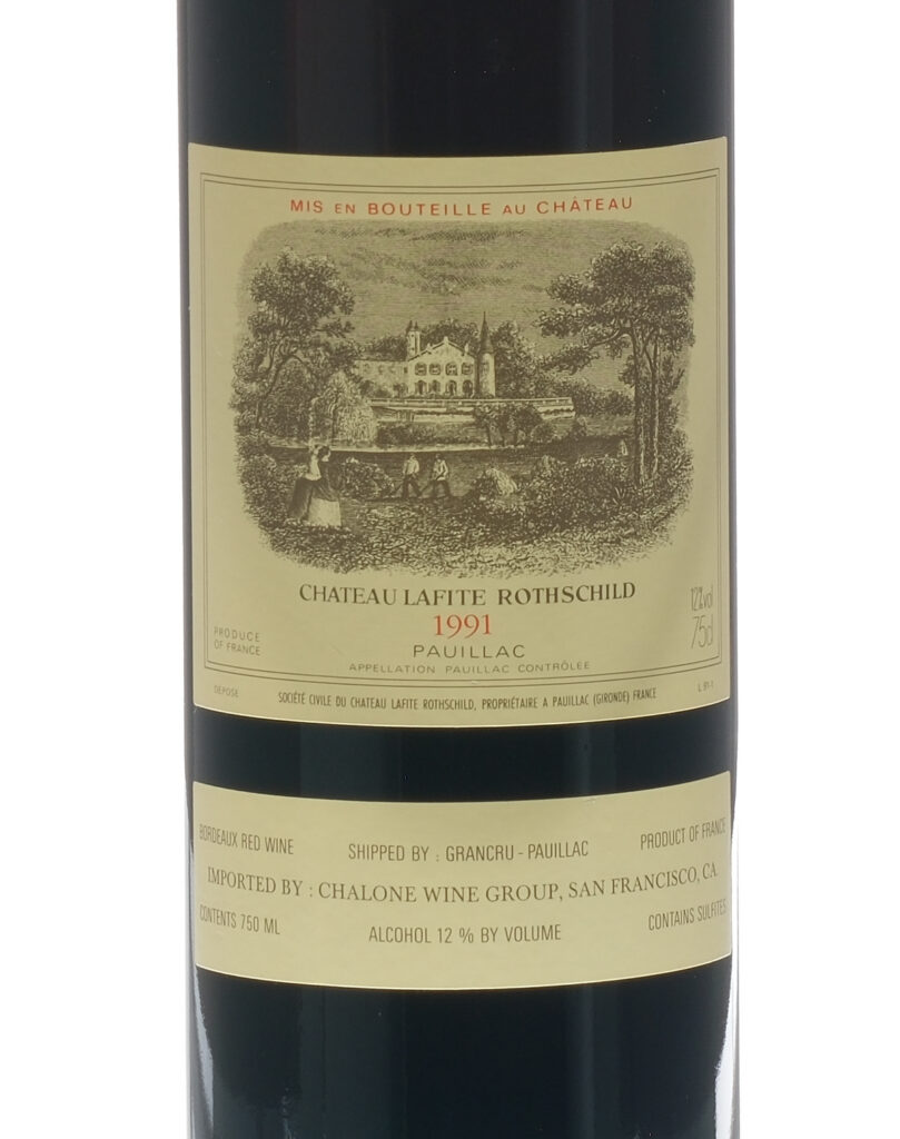Chateau Lafite Rothschild Bordeaux 1991