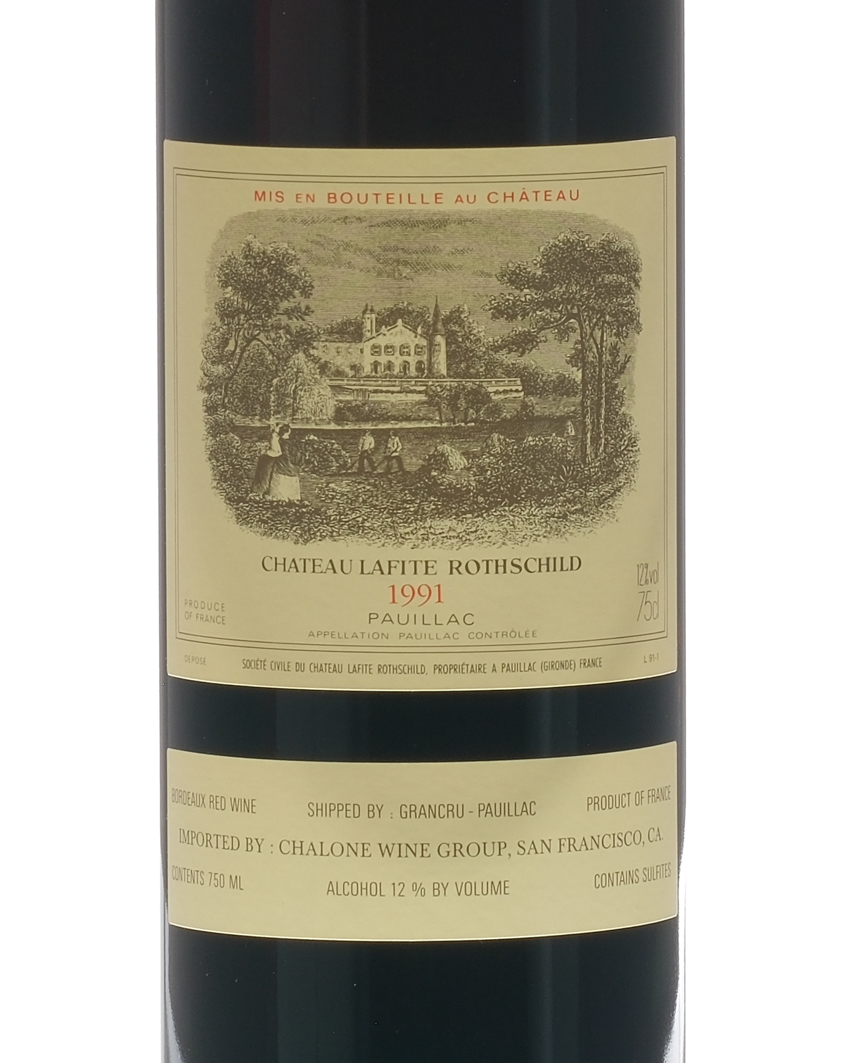 Chateau Lafite Rothschild Bordeaux 1991